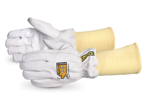 378GKGL5K Superior Glove® Endura® Goat-Grain Cut Resistant Driver Gloves w/ Kevlar®/Composite Filament Fiber Lining and Extended Knit Cuff